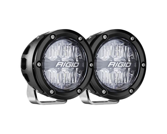 Rigid Industries 360 Pro 4 Inch Drive Optic LED Pod with RGBW Backlight (P/N 36401) - Fenix Motorsports - Light Pod