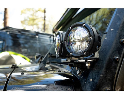 Rigid Industries 360 Pro 4 Inch Drive Optic LED Pod with RGBW Backlight (P/N 36401) - Fenix Motorsports - Light Pod