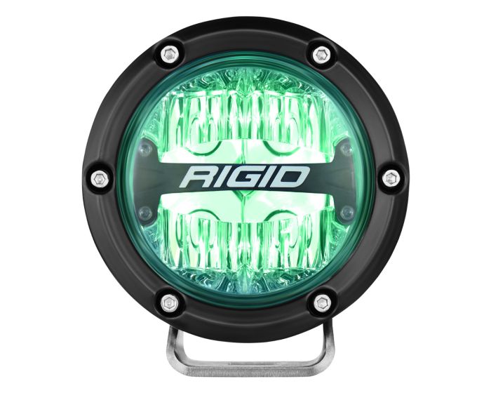 Rigid Industries 360 Pro 4 Inch Drive Optic LED Pod with RGBW Backlight (P/N 36401) - Fenix Motorsports - Light Pod