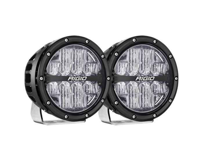 Rigid Industries 360 Pro 6 Inch Driving Pod Light with RGBW Backlight (P/N 36411) - Fenix Motorsports - Light Pod