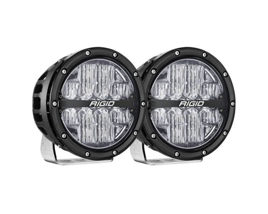 Rigid Industries 360 Pro 6 Inch Driving Pod Light with RGBW Backlight (P/N 36411) - Fenix Motorsports - Light Pod