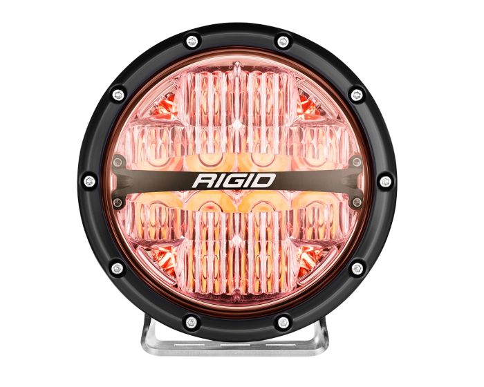 Rigid Industries 360 Pro 6 Inch Driving Pod Light with RGBW Backlight (P/N 36411) - Fenix Motorsports - Light Pod
