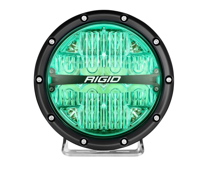 Rigid Industries 360 Pro 6 Inch Driving Pod Light with RGBW Backlight (P/N 36411) - Fenix Motorsports - Light Pod