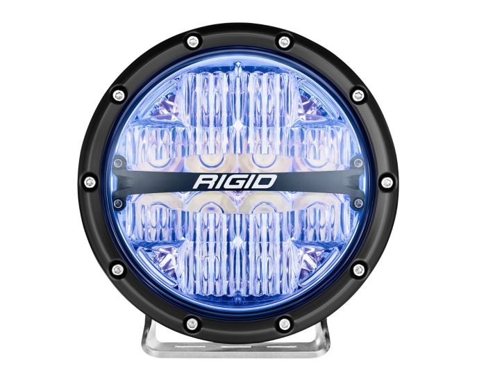 Rigid Industries 360 Pro 6 Inch Driving Pod Light with RGBW Backlight (P/N 36411) - Fenix Motorsports - Light Pod