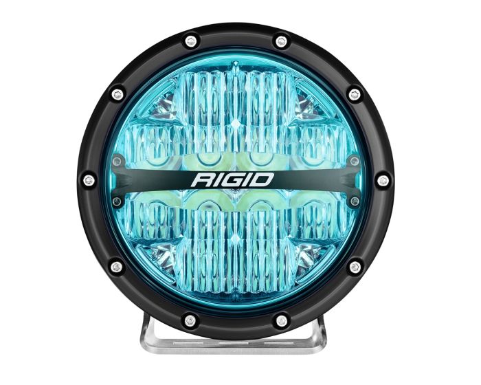 Rigid Industries 360 Pro 6 Inch Driving Pod Light with RGBW Backlight (P/N 36411) - Fenix Motorsports - Light Pod
