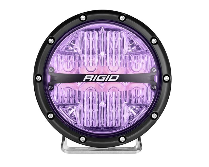 Rigid Industries 360 Pro 6 Inch Driving Pod Light with RGBW Backlight (P/N 36411) - Fenix Motorsports - Light Pod