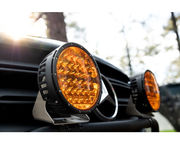Rigid Industries 360 Pro Series 9 Inch Amber Spot LED Pod Light - Single ( P/N - Fenix Motorsports - 