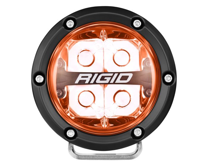 Rigid Industries 360 Series 4 Inch LED Spot Pod Light RGBW Backlight (P/N 36402) - Fenix Motorsports - Light Pod
