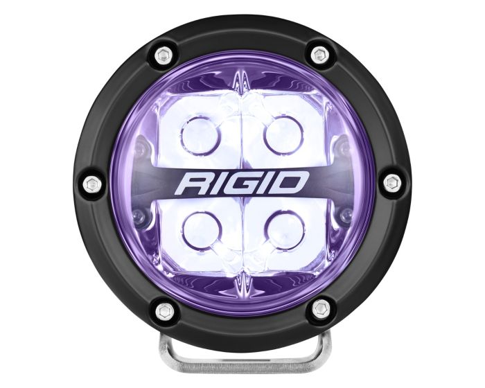 Rigid Industries 360 Series 4 Inch LED Spot Pod Light RGBW Backlight (P/N 36402) - Fenix Motorsports - Light Pod