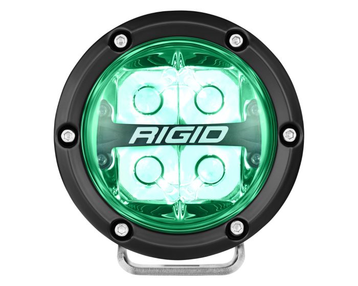 Rigid Industries 360 Series 4 Inch LED Spot Pod Light RGBW Backlight (P/N 36402) - Fenix Motorsports - Light Pod