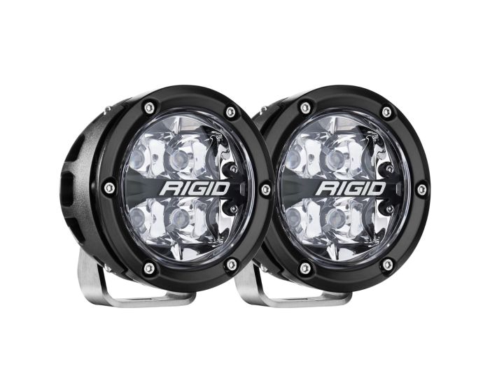 Rigid Industries 360 Series 4 Inch LED Spot Pod Light RGBW Backlight (P/N 36402) - Fenix Motorsports - Light Pod