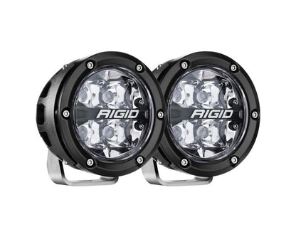 Rigid Industries 360 Series 4 Inch LED Spot Pod Light RGBW Backlight (P/N 36402) - Fenix Motorsports - Light Pod