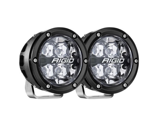 Rigid Industries 360 Series 4 Inch LED Spot Pod Light RGBW Backlight (P/N 36402) - Fenix Motorsports - Light Pod