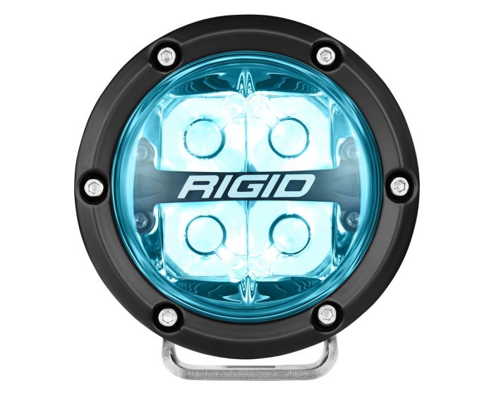 Rigid Industries 360 Series 4 Inch LED Spot Pod Light RGBW Backlight (P/N 36402) - Fenix Motorsports - Light Pod