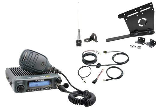 Rugged Radios GMRS Mobile Radio Kit Jeep Wrangler JL JLU - Fenix Motorsports - Mobile Electronics,Race Radios and Components,Radios