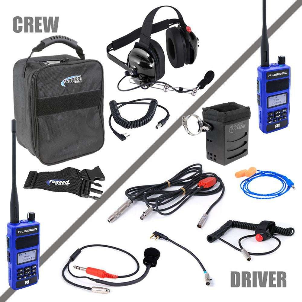 Rugged Radios Radio System Complete Team NASCAR R1 UHF/VHF - Fenix Motorsports - Mobile Electronics,Race Radios and Components,Radios