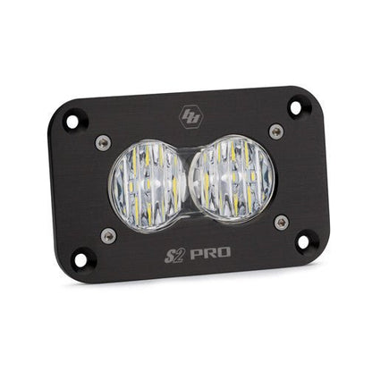 S2 Pro Black Flush Mount LED Auxiliary Light Pod - Universal - Fenix Motorsports - Light Pod