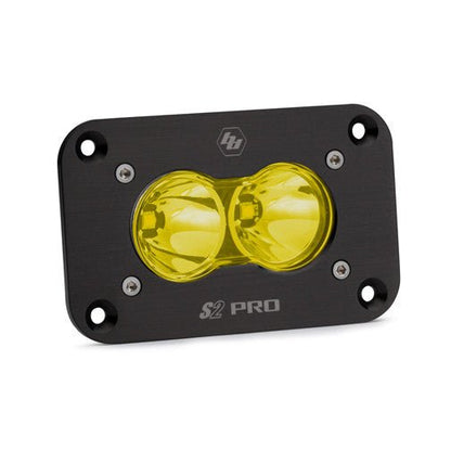 S2 Pro Black Flush Mount LED Auxiliary Light Pod - Universal - Fenix Motorsports - Light Pod