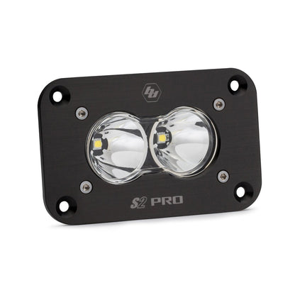 S2 Pro Black Flush Mount LED Auxiliary Light Pod - Universal - Fenix Motorsports - Light Pod
