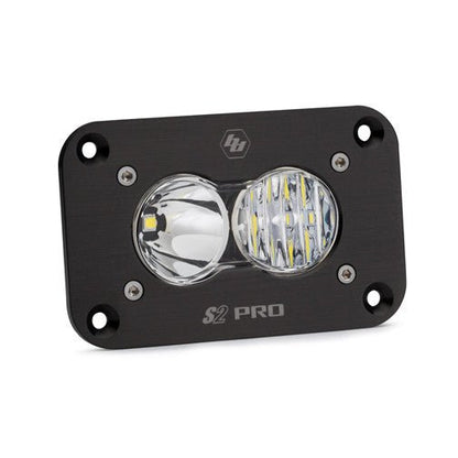 S2 Pro Black Flush Mount LED Auxiliary Light Pod - Universal - Fenix Motorsports - Light Pod