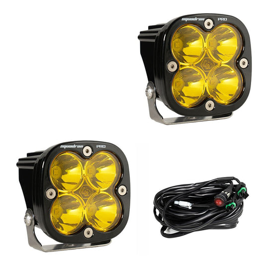Squadron Pro Black LED Auxiliary Light Pod Pair - Universal - Fenix Motorsports - Light Pod