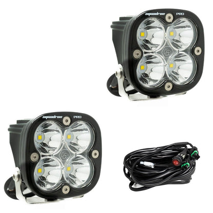 Squadron Pro Black LED Auxiliary Light Pod Pair - Universal - Fenix Motorsports - Light Pod