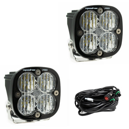 Squadron Pro Black LED Auxiliary Light Pod Pair - Universal - Fenix Motorsports - Light Pod