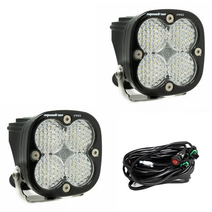 Squadron Pro Black LED Auxiliary Light Pod Pair - Universal - Fenix Motorsports - Light Pod