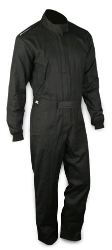SUIT 1pc PADDOCK X - LARGE BLACK - Fenix Motorsports - Safety Equipment,Safety Clothing,Driving Suits