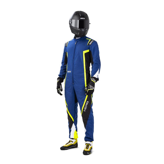Suit Kerb 150 Navy / Black / Yell - Fenix Motorsports - Safety Equipment,Safety Clothing,Driving Suits