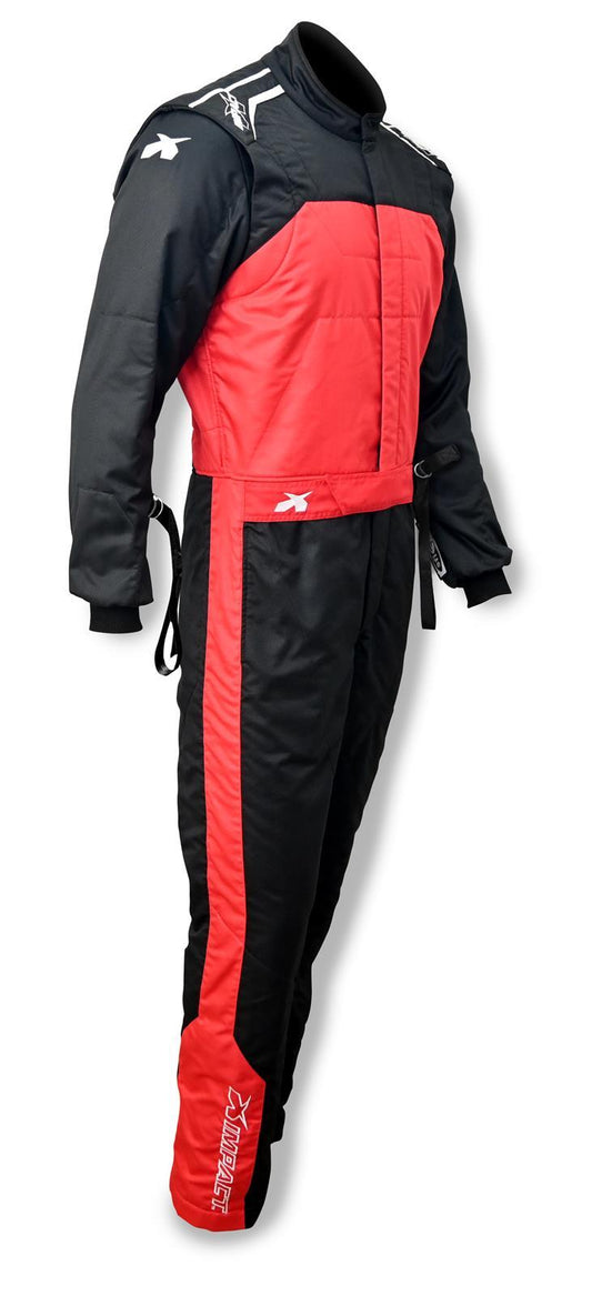 Suit Mini Racer 2.4 1pc Small Blk/Red - Fenix Motorsports - Safety Equipment,Safety Clothing,Driving Suits