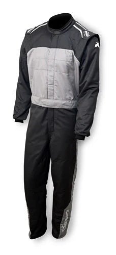 Suit Racer 2.4 1pc X - Large Black / Gray - Fenix Motorsports - Safety Equipment,Safety Clothing,Driving Suits