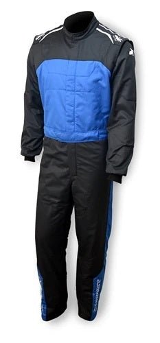 Suit Racer 2.4 1pc X - Large Black/Blue - Fenix Motorsports - Safety Equipment,Safety Clothing,Driving Suits