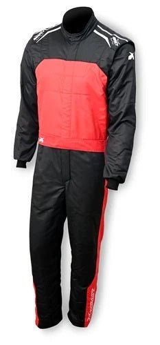 Suit Racer 2.4 1pc X - Large Black/Red - Fenix Motorsports - Safety Equipment,Safety Clothing,Driving Suits