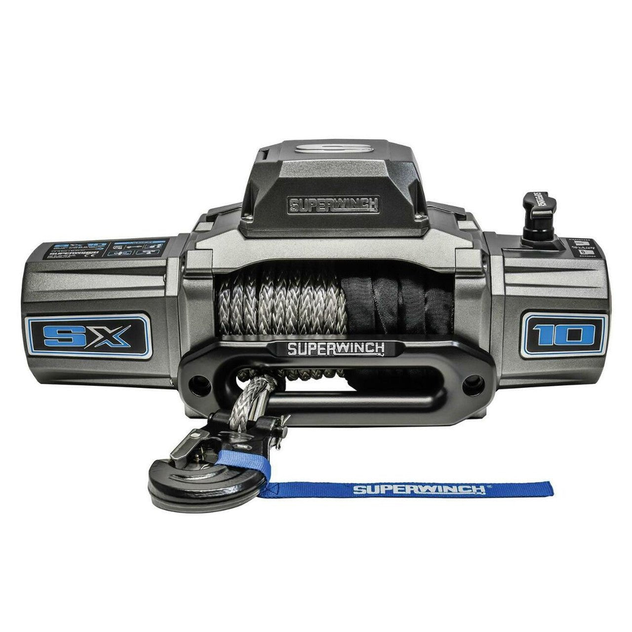 SX10SR Winch Graphite 12V 10000 lbs - 1710201 - 1710204 - Fenix Motorsports - Winch