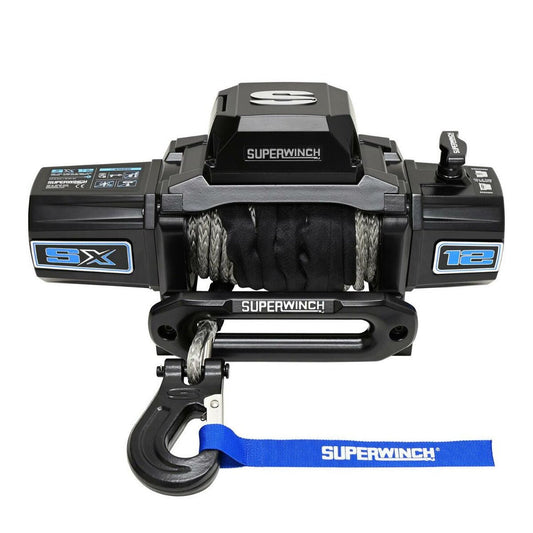 SX12 (SR) Winch 12V 12000 lbs with Synthetic Rope - 1712201 - Fenix Motorsports - Winch