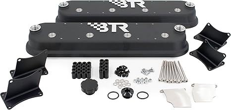 Valve Covers w/Coil Mounts - Black - Fenix Motorsports - Engines and Components,Engine Covers, Pans and Dress - Up Components,Valve Covers