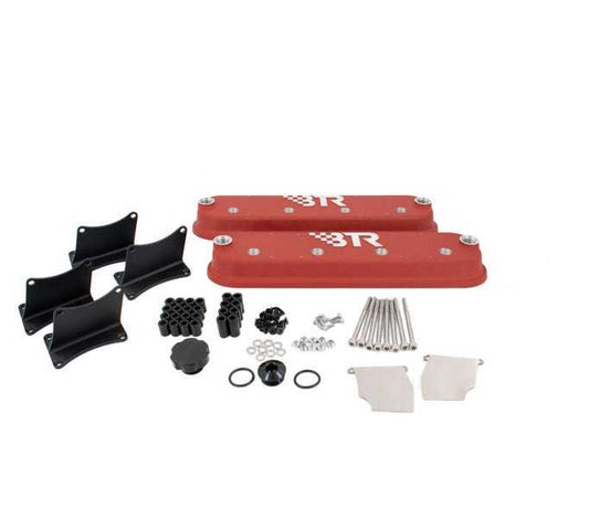 Valve Covers w/Coil Mounts - Red - Fenix Motorsports - Engines and Components,Engine Covers, Pans and Dress - Up Components,Valve Covers