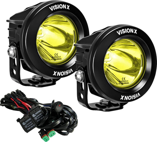 Vision X 3.7" CG2 Single LED Light Cannon Kit - Fenix Motorsports - Light Pod