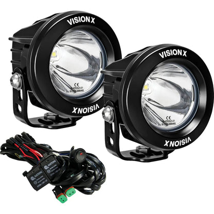 Vision X 3.7" CG2 Single LED Light Cannon Kit - Fenix Motorsports - Light Pod