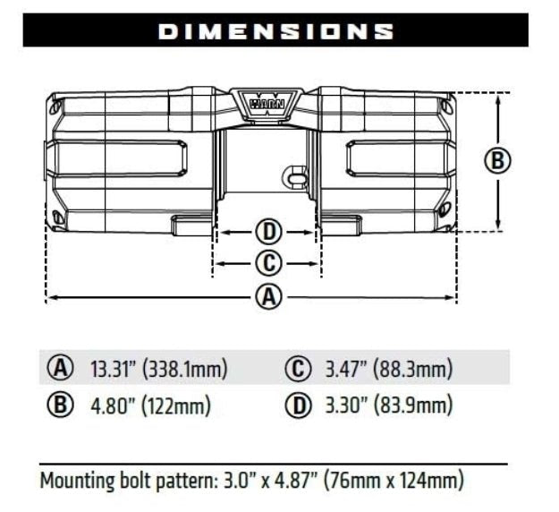 WARN AXON 35 WARN Powersport Winch - Fenix Motorsports - Winch