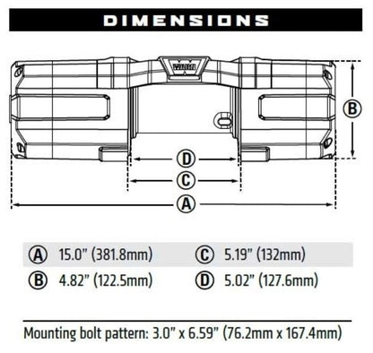 WARN AXON 45 (S) Winch - 101145 - 101140 - Fenix Motorsports - Winch
