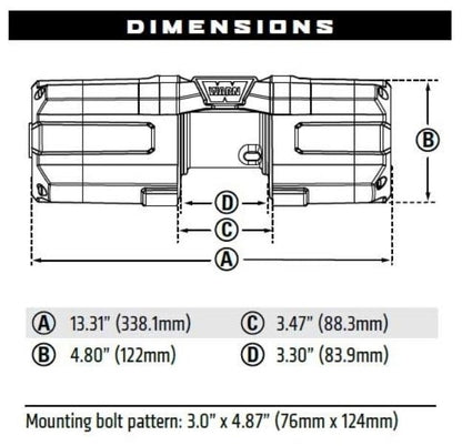 WARN AXON 45RC Powersport Winch - 101240 - Fenix Motorsports - Winch